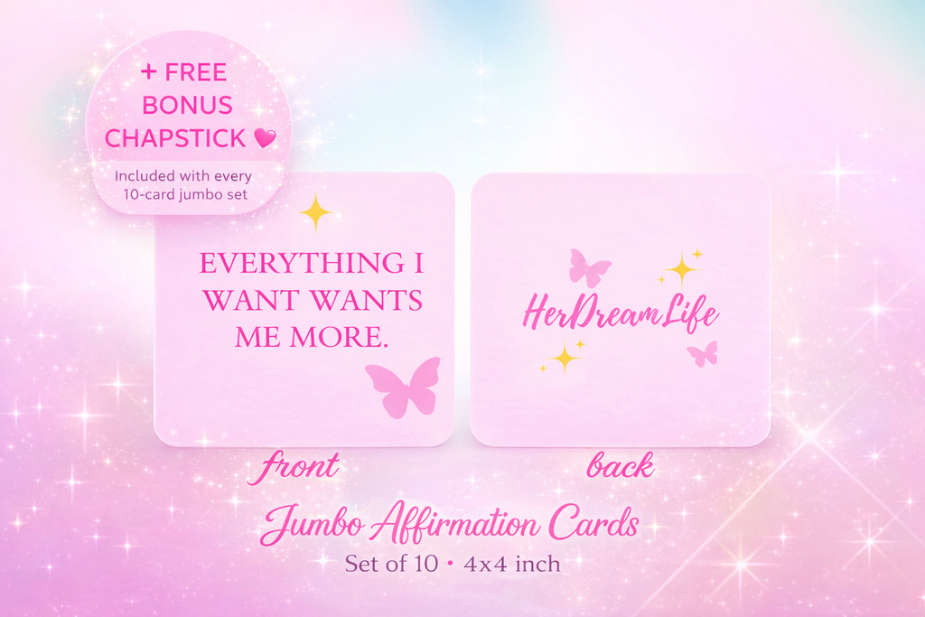 Shower affirmation cards JUMBO