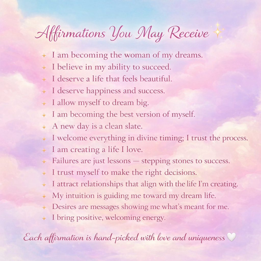 Shower affirmation cards