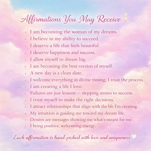 Shower affirmation cards