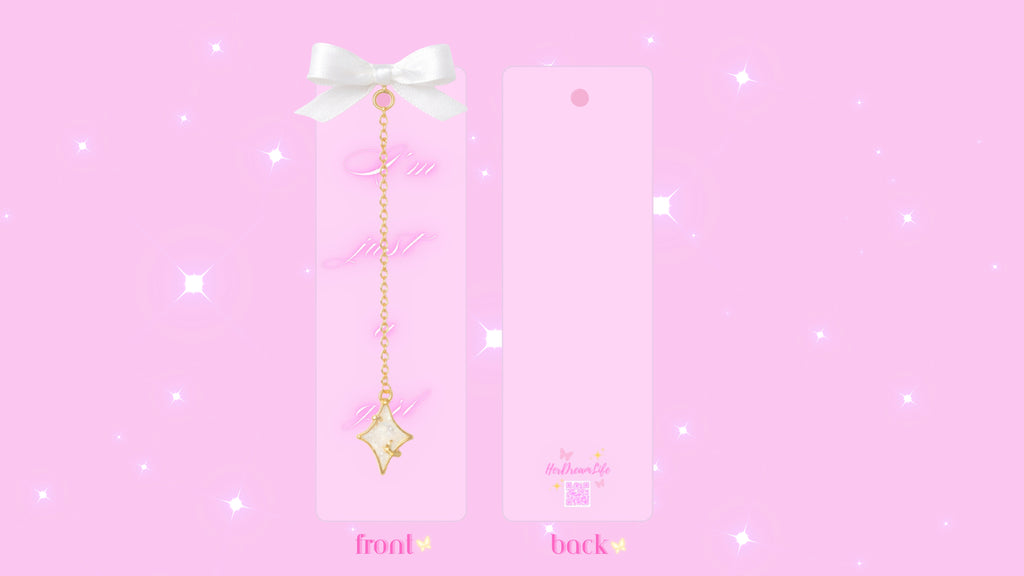 HerDreamLife Charm Bookmark.