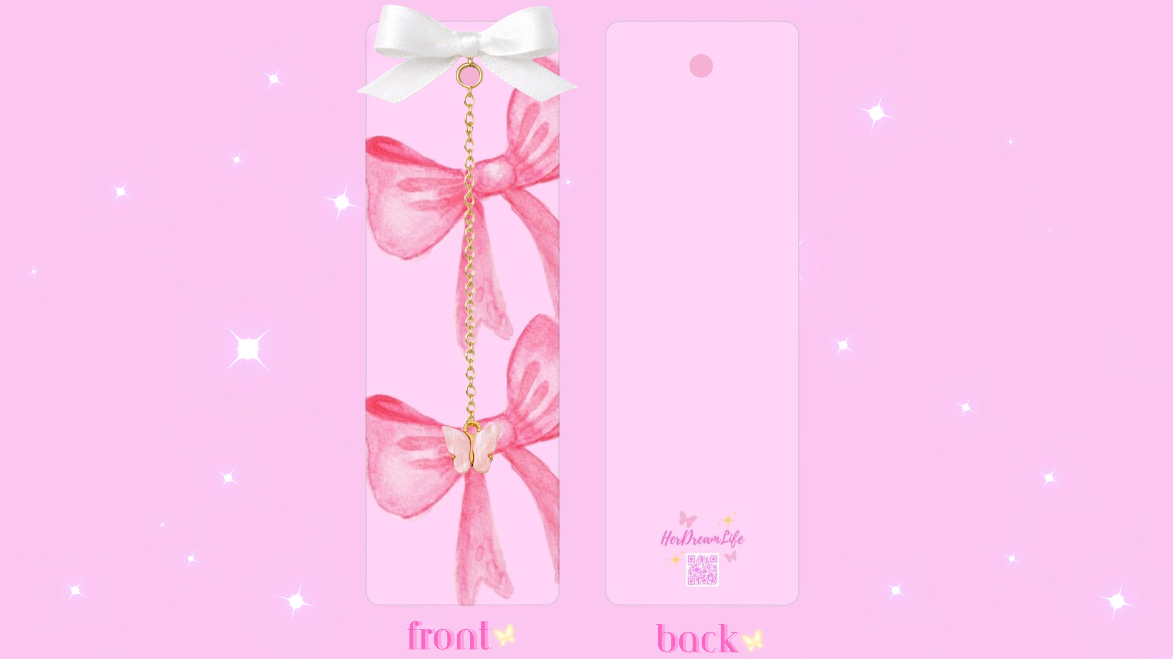 HerDreamLife Charm Bookmark.